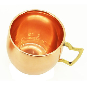 Poignée en métal massif Cuivre Verre Haut-poli Top Tendance Accessoire de cuisine écologique pour hôtel et restaurant - Product Image 3