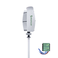 Petite taille et haute efficacité énergétique éolienne à axe vertical en forme de fleur 1000W 12V/24V