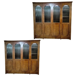 Furniture <b>Wardrobes</b> Size 210X60X210 Main Material Solid Teak Wood With Glass Doors Stylish Modern Design Economical Price - Product Image 5