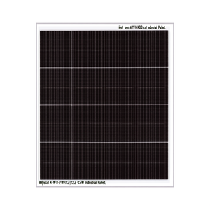 Panneau solaire monocristallin bifacial de type N 600W MY-M12/132-615W sur palette industrielle - Product Image 2