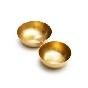 Cuenco para servir de latón antiguo de gama alta para ocasiones festivas y tazón para servir de latón de diseño martillado de entretenimiento en el hogar - Product Image 2