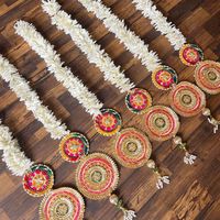 Guirlande de fleurs artificielles décoratives pour mariage indien Mandap Stage Home Festival Party Backdrop Event and Celebration