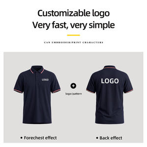 เสื้อโปโลกันน้ำ กันน้ำมัน กันเปื้อน 220 GSM ผ้าไหมหม่อน 55% โพลีเอสเตอร์ 45% สีพื้น สำหรับร้านกาแฟ แบบสั่งทำพิเศษ - Product Image 5