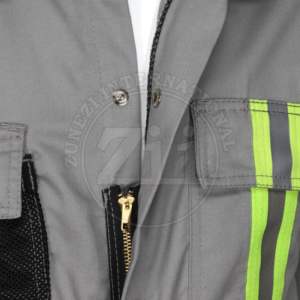 Combinaison ignifuge, imperméable et réfléchissante en coton, personnalisable, haute visibilité, vêtements de travail professionnels, séchage rapide et respirant - Product Image 1