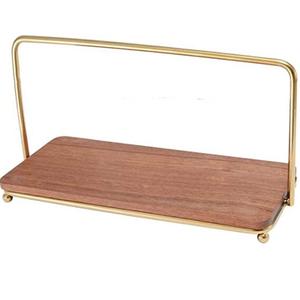 Exclusive Product Wood Rectangular With Metal Handle <b>Cupcake</b> Stand Wedding Anniversary Cake <b>Holder</b> Birthday Parties Cake Stand - Product Image 1