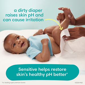 Pampers ผ้าอ้อมเด็กที่มีความละเอียดอ่อนวัสดุไม้ไผ่ขนาด XXL ขนาด8แพ็คผ้าเช็ด672กันรั่วสำหรับเด็กและผู้ใหญ่