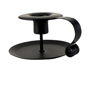 Porte-bougie élégant fait à la main avec finition antique pour les mariages et Noël en métal d'aluminium - Product Image 4