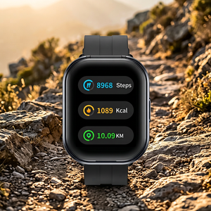 Montre connectée Sower avec écouteurs, écran tactile IPS de 44mm, moniteur d'activité physique pour hommes et femmes, unisexe, résistant à l'eau IP68 - Product Image 5