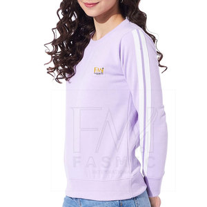 Ropa informal personalizada para mujer, sudaderas con hombros caídos para mujer con mangas elásticas y sudaderas con estampado de Pekín - Product Image 3