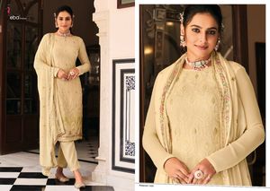 Traje de piedra de Kameez de Salwar para mujer, ropa India Dupatta, bordado, Red de seda, ropa paquistaní - Product Image 4