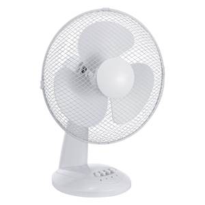 Ventilador de Mesa Inclinable de 3 Aspas VE9030 de 35 W y 30 cm, Color Blanco - Product Image 1