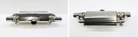 MAINTEC Silenciador Universal con Válvula Tipo T (Válvula de Vacío/EVC) Acero Inoxidable 304 de 1.5 mm de Espesor, Fabricación OEM Personalizada, Nuevo y de Alta Calidad