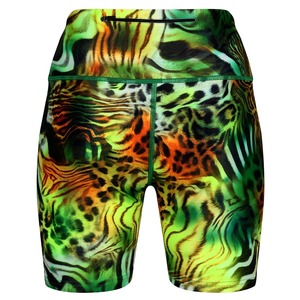 Wholesale Women's <b>Tummy</b> <b>Control</b> Yoga Shorts Half Length Breathable Quick Dry Eco-Friendly Polyester/Spandex Custom Pattern - Product Image 4