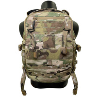Gilet tactique avec fixation pour sac à dos, associé à un ceinturon Tegris réglable, système de gilet MOLLE combiné