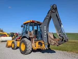 Retroexcavadora Cargadora Frontal Usada Johnny Deere 410K 2024 con Bomba MOOG, Capacidad de Carga de 200 Toneladas, Motor Perkins en Venta - Product Image 5