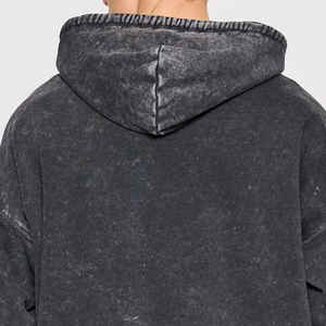 Nouveau sweat à capuche délavé à l'acide de haute qualité et personnalisé créez votre propre logo pour hommes en vente/sweat à capuche délavé à l'acide léger pour hommes fabriqué OEM - Product Image 4