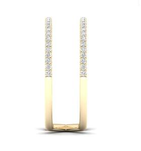 แหวนทองคำขาว 14K ลายไขว้สองวง ประดับเพชรแล็บ 0.23 กะรัต รับรองโดย IGI สไตล์ชาติพันธุ์ สำหรับงานแต่งงานและงานหมั้น - Product Image 4