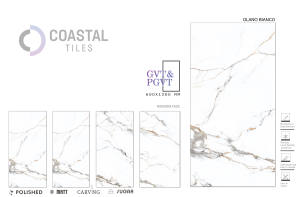 Carreaux de porcelaine polie OLANO BIANCO 9mm 600x1200MM / 24X48 Carreaux de briques réfractaires de qualité supérieure au design classique moderne certifiés CE - Product Image 2