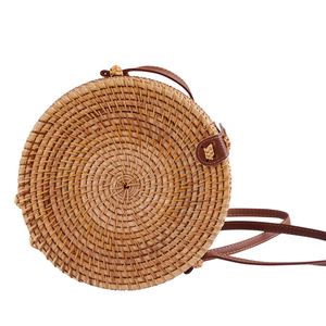 Vintage Summer Woven Rattan <b>Bag</b> Seagrass Handbag for Ladies Stylish <b>Wicker</b> Beach <b>Bags</b> for Girls Travel Beach <b>Bag</b> - Product Image 5