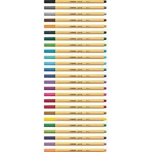 Marcadores STABILO Point 88 de Colores Surtidos, Punta Fina de 0.4 mm, Paquete de 6 Piezas - Product Image 2