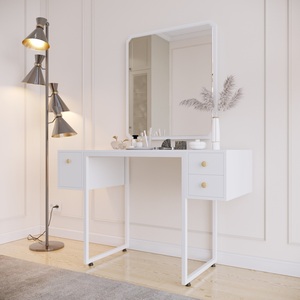 Commode en bois au design minimaliste BTD68015 à double tiroir pour chambre à coucher et usage domestique - Product Image 3
