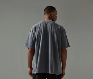 Men's Active <b>One</b> More Rep Oversized Over-Dye <b>T</b>-<b>Shirt</b> Baggy Drop Shoulder <b>T</b>-<b>Shirts</b> Breathable Made in Pakistan - Product Image 3