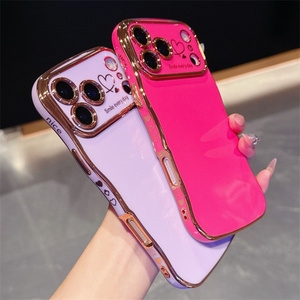 Étui de téléphone Lichicase multicolores en option, cadre texturé ondulé électro-plaqué pour Samsung A24 A25 A34 A35 A54 A55, <span class=keywords><strong>coque</strong></span> de protection - Product Image 4