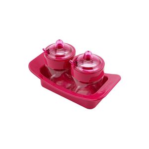 Juego de 2 tarros de especias de cristal Venezia - Product Image 4