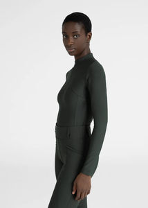 Chemise d'équitation athlétique pour femmes, légère, respirante, anti-humidité, tissu extensible, haut d'équitation, confort estival - Product Image 2