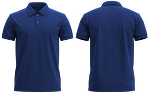 Alta calidad de los hombres de manga corta de secado rápido sólido transpirable para camisetas logotipo personalizado impreso Casual botón decoración de punto - Product Image 2