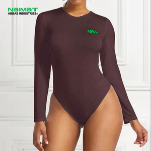 Combinaison moulante sans manches pour femme, sexy et décontractée, effet ventre plat, imperméable, sans couture, en Lycra, avec design épaules, style streetwear - Product Image 1