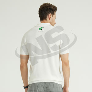 Polos de qualité supérieure Polos pour hommes Vêtements décontractés Tendance estivale Tissu à séchage rapide Logo personnalisé Conception unie Bouton de couleur unie - Product Image 3
