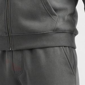 Conjunto Deportivo de Invierno para Hombre con Capucha, Chaqueta y Pantalón de Forro Polar, Impresión Personalizada, Mangas Largas, Ropa Deportiva Transpirable, 100% Poliéster, Diseño Único - Product Image 5