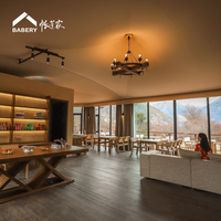 Restaurante Moderno Prefabricado en Contenedor |   Edificio Modular de Acero para Comedores al Aire Libre en Parques de Comida