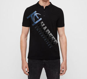 Camiseta de alta calidad para hombre, camisa de tela lisa estampada, diseño de sublimación, logotipo personalizado, informal - Product Image 1