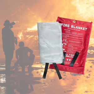 Fiberglass Fire <b>Blankets</b> 550C Temperature Resistant White Emergency Kitchen Storage Bag Nylon/PVC Packaging 0.45mm Thickness - Product Image 5