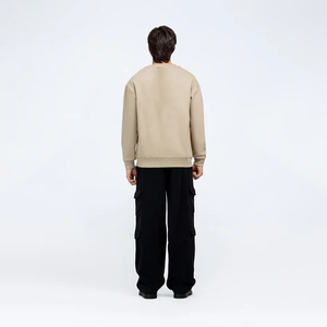 Sweat-shirt à capuche en coton pour homme 350 g/m², coupe classique, pull décontracté, haut d'automne, pull doublé en polaire pour l'hiver - Product Image 3