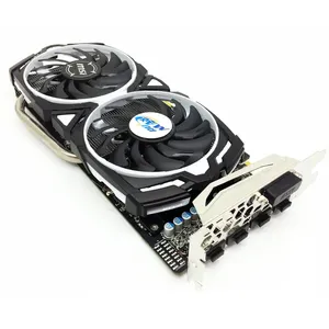 Rumax การ์ดจอสำหรับ MSI RX580 8G, RX 580 8GB สำหรับเล่นเกมเดสก์ท็อปชิปเซ็ต AMD GDDR5หน่วยความจำวิดีโอ PCI Express 256บิต