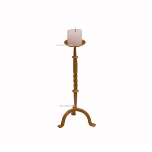 High Quality Luxury Handmade Candle Stand for Festival & Wedding Decorations with Decorative Wood Candle Stand at Best Price - Product Image 4
