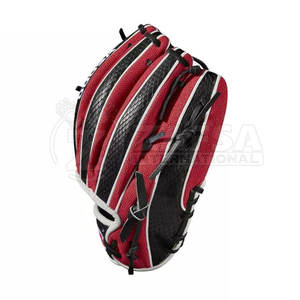 Guantes de bateo de béisbol personalizables OEM diseño de cuero de secado rápido correa de muñeca ajustable antideslizante para logotipo de posición de receptor - Product Image 6