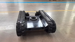 OEM/<span class=keywords><strong>ODM</strong></span> Gummiketten-Fahrwerk für Baumaschinen-Teile für Raupenroboter, Bagger, Bohrgeräte und Plattformlösungen - Product Image 4