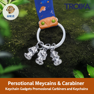 Portachiavi Personalizzati con Tre Scimmie, Gadget Promozionali, Moschettoni e Portachiavi - Product Image 3