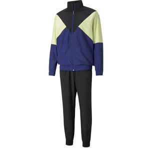 Chándal deportivo personalizado con cremallera completa para hombre, chándal de dos piezas cálido para correr - Product Image 4