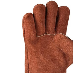 Guantes de soldadura con diseño de guantelete extendido Material ignífugo de alto calor Ideal para fundición de herreros y Alta Temperatura - Product Image 2