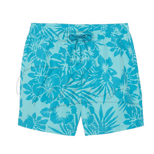 New Arrival <b>Men's</b> 100% Polyester Casual Solid <b>Lightweight</b> Breathable Beach <b>Shorts</b> with Drawstring Closure - Product Image 4