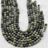 Cuentas Redondas de Seraphinite AAA de 8MM, Calidad Genuina, Modelo RB-SERA-8 de Anshul Impex para la Fabricación de Pulseras