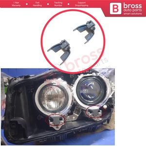 BHL590 2 Piezas Soporte de Montaje para Luz Diurna de Ojo de Ángel para Faros Delanteros de la Serie 5 F10 F11 F18 LCI 2009-2017 6311734391 - Product Image 5