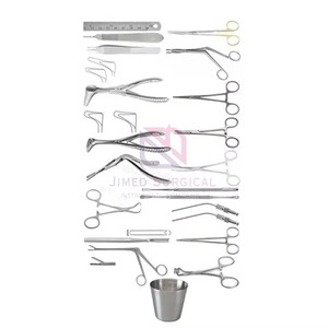 Ensemble d'instruments de chirurgie générale en acier inoxydable JIMED SURGICAL, kit d'instruments chirurgicaux manuels ORL, classe II certifié ISO13485 - Product Image 3