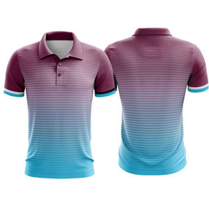 2025 superventas de alta calidad hombres logotipo personalizado poliéster secado rápido ajuste deportes Polo camisetas - Product Image 2