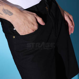 Pantalones Cortos Vaqueros Casuales para Hombre, Hechos en Pakistán, los Más Vendidos en Línea, 100% Algodón, Secado Rápido, Transpirables, Ecológicos, Tallas Grandes, Color Sólido - Product Image 4